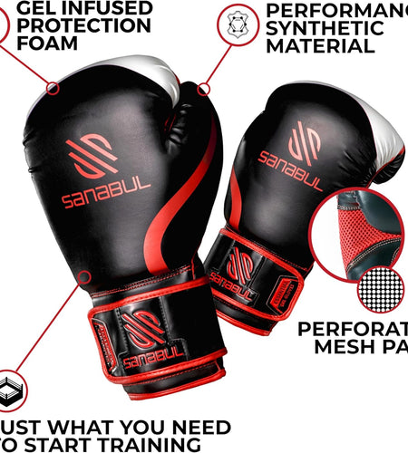 Essential Gel Boxing Kickboxing Punching Bag Gloves