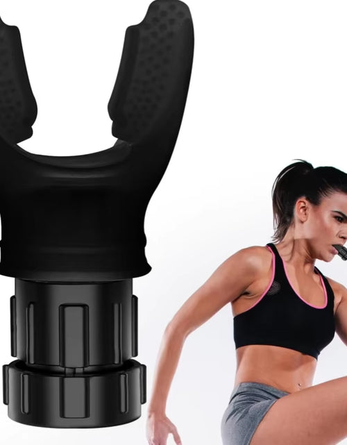 Load image into Gallery viewer, Silicone Breathing Fitness Exercise Equipment Portable Throat Adjustable Resistance Breathing Exercise Device
