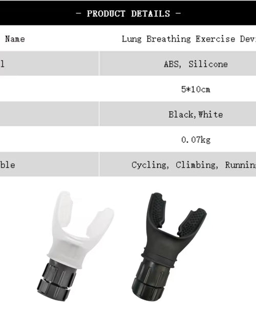 Load image into Gallery viewer, Silicone Breathing Fitness Exercise Equipment Portable Throat Adjustable Resistance Breathing Exercise Device
