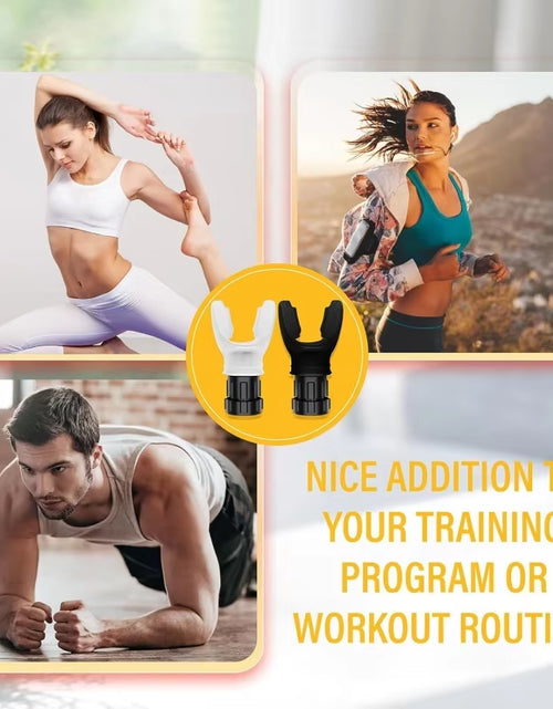 Load image into Gallery viewer, Silicone Breathing Fitness Exercise Equipment Portable Throat Adjustable Resistance Breathing Exercise Device
