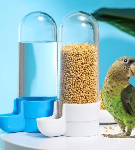 Hanging Pet Feeder Squirrel Parrot Water Dispenser Pet Bird Food Box Cage Accessories Birds Supplies