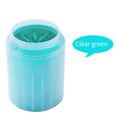 Dog Paw Cleaner Cup Soft Silicone Combs Portable Outdoor Pet Foot Washer Paw Clean Brush Quickly Wash Foot Cleaning Bucket