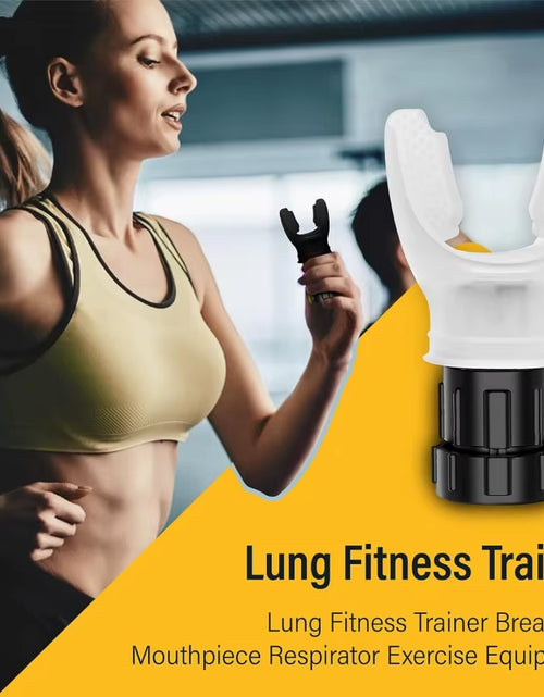 Load image into Gallery viewer, Silicone Breathing Fitness Exercise Equipment Portable Throat Adjustable Resistance Breathing Exercise Device

