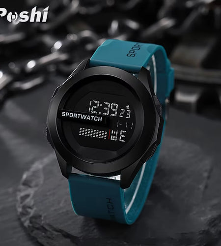 Sport Electronic Watch for Man Luxury Digital Wristwatch Stopwatch Luminous with Date Week Waterproof Men Watches